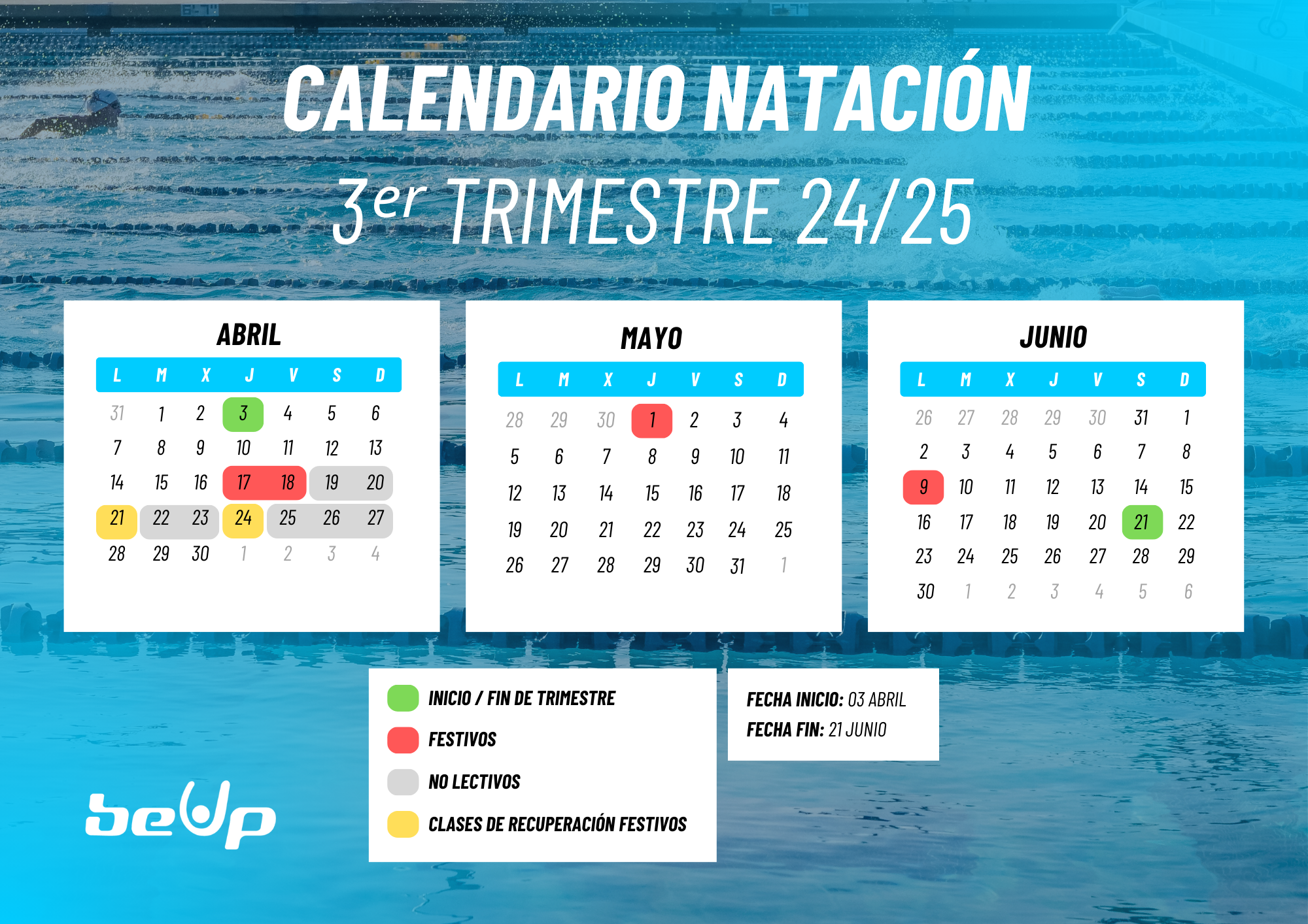 3ᵉʳ TRIMESTRE NATACIÓN 24-25